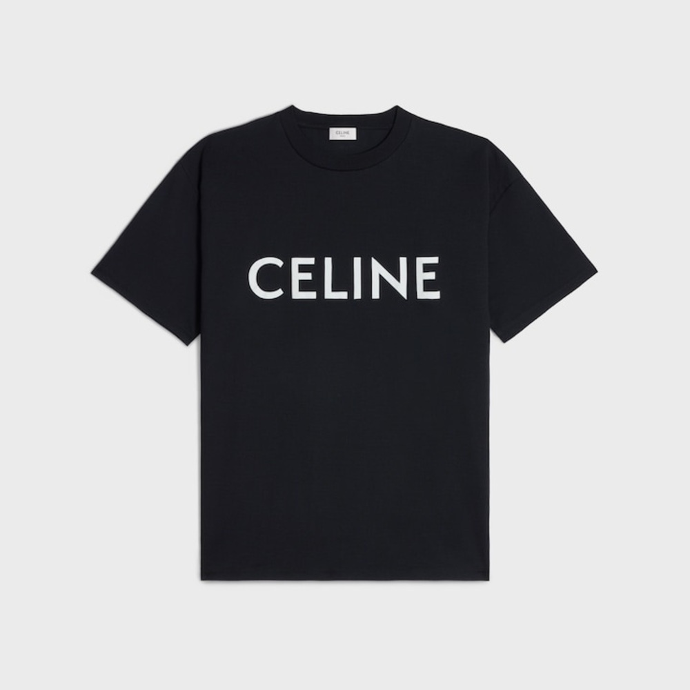 Celine Black Short Sleeve Tee